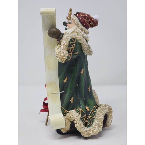 Vintage Home Interiors Classic Santa Clause Holding List New In Original Box - Picture 5 of 11